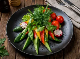 Ассорти свежих овощей