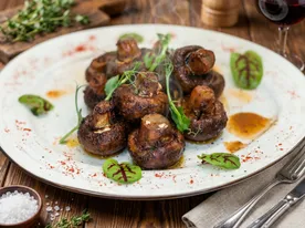 Шампиньоны на мангале