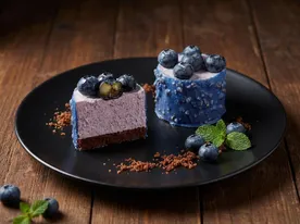 Черничный чизкейк