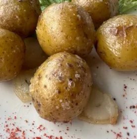 Картофель с салом