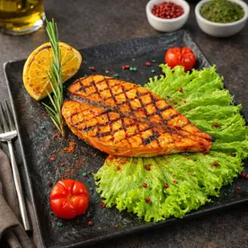 Стейк из лосося