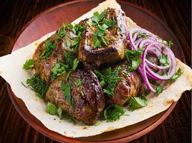 Печень телятины в сеточке ягненка