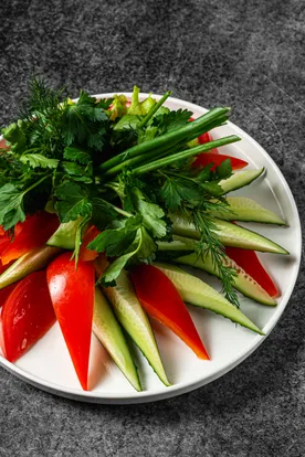 Букет из свежих овощей