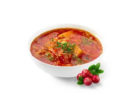 Борщ с клюквой